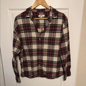Madewell Plaid Button-Up Shirt